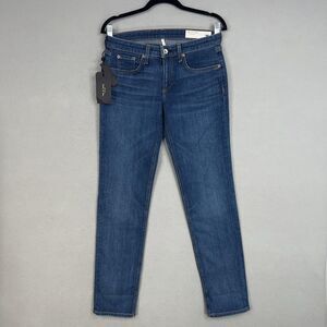 Rag  Bone Jeans Womens 25 Blue Mission City Dre Low Rise Slim Boyfriend Denim